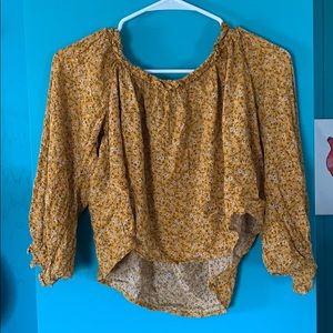 American Eagle Off The Shoulder Crop Top